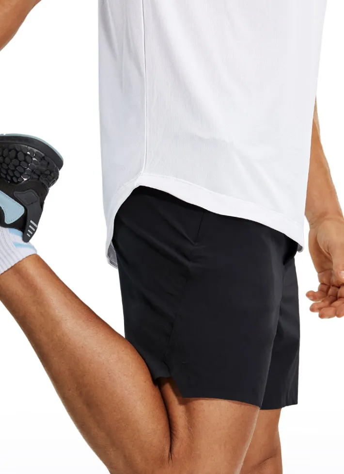 Outlet CRZ YOGA Lightweight Quick Dry Short sleeves Round Neck