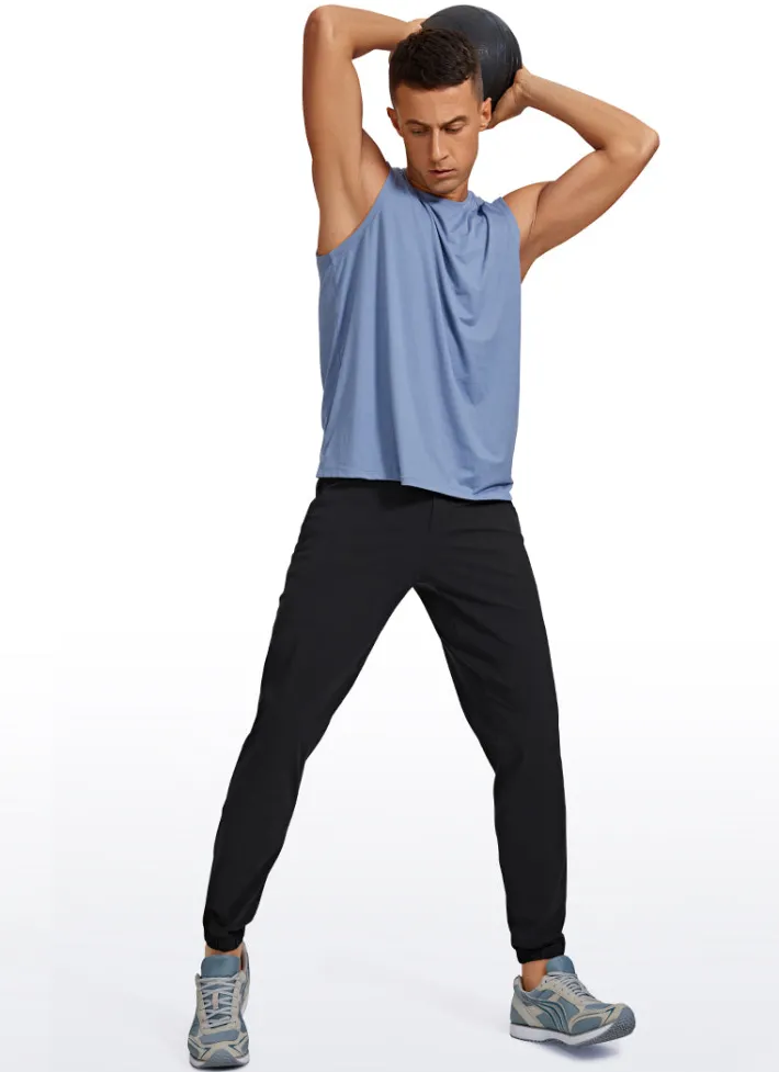 Outlet CRZ YOGA Lightweight Quick Dry Slim-Fit Joggers 29"-Zipper Pockets