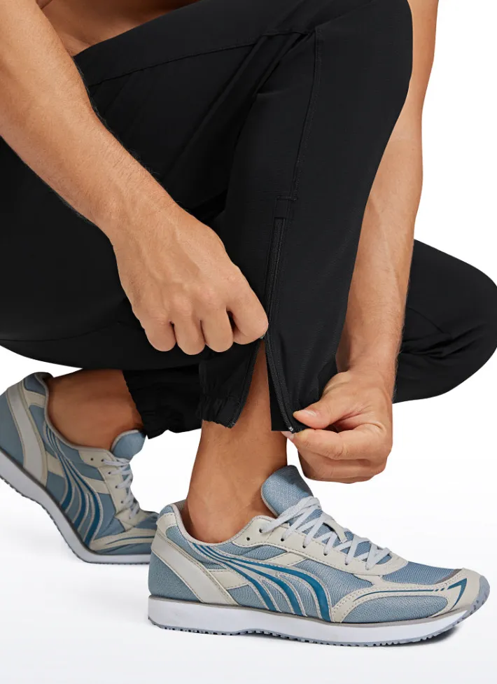 Outlet CRZ YOGA Lightweight Quick Dry Slim-Fit Joggers 29"-Zipper Pockets
