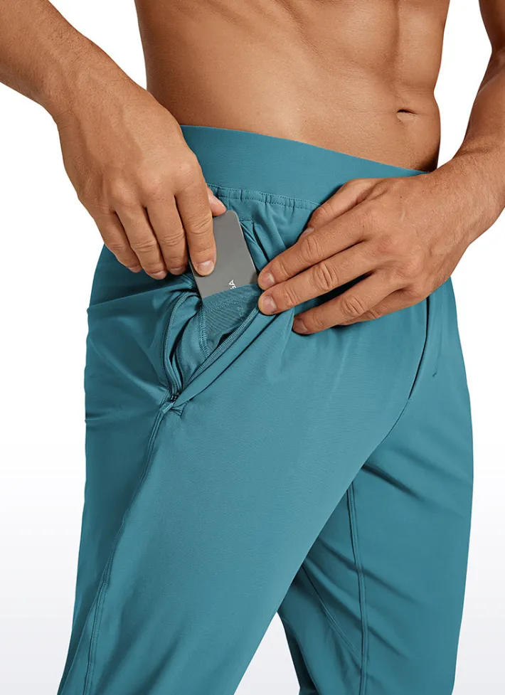 Cheap CRZ YOGA Lightweight Quick Dry Slim-Fit Joggers 29"-Zipper Pockets