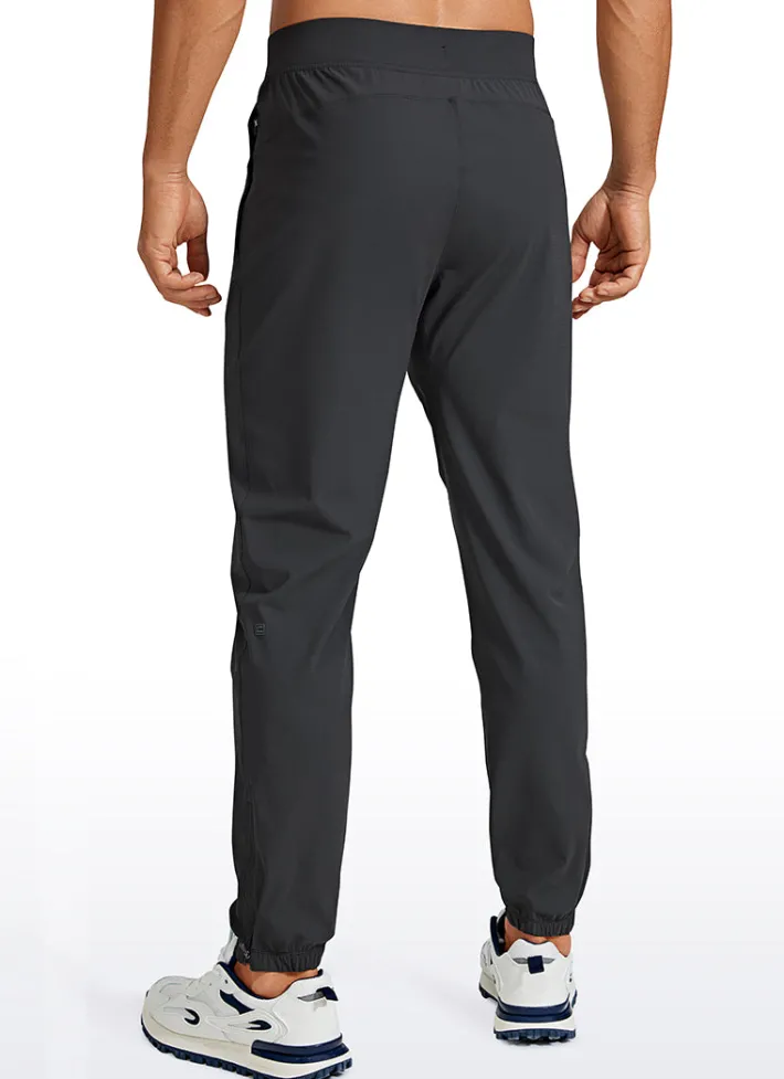 Outlet CRZ YOGA Lightweight Quick Dry Slim-Fit Joggers 29"-Zipper Pockets