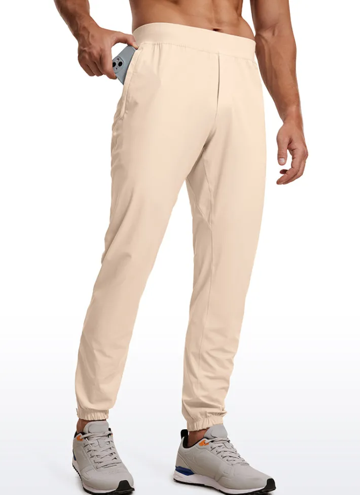 Cheap CRZ YOGA Lightweight Quick Dry Slim-Fit Joggers 29"-Zipper Pockets