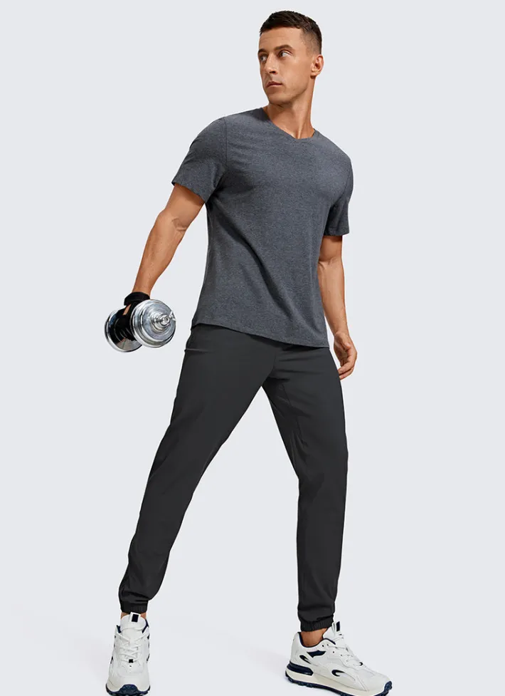 Outlet CRZ YOGA Lightweight Quick Dry Slim-Fit Joggers 29"-Zipper Pockets