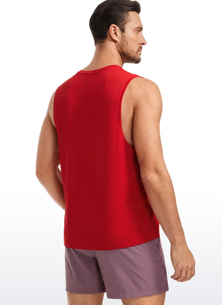 Best CRZ YOGA Lightweight Quick Dry Tank Tops Round Neck
