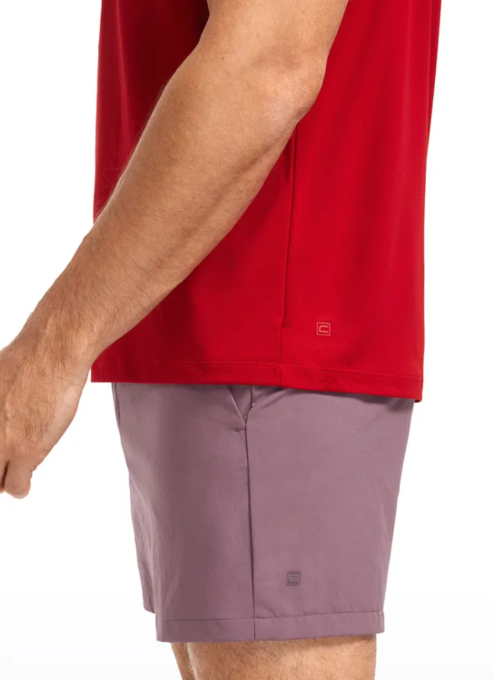 Best CRZ YOGA Lightweight Quick Dry Tank Tops Round Neck