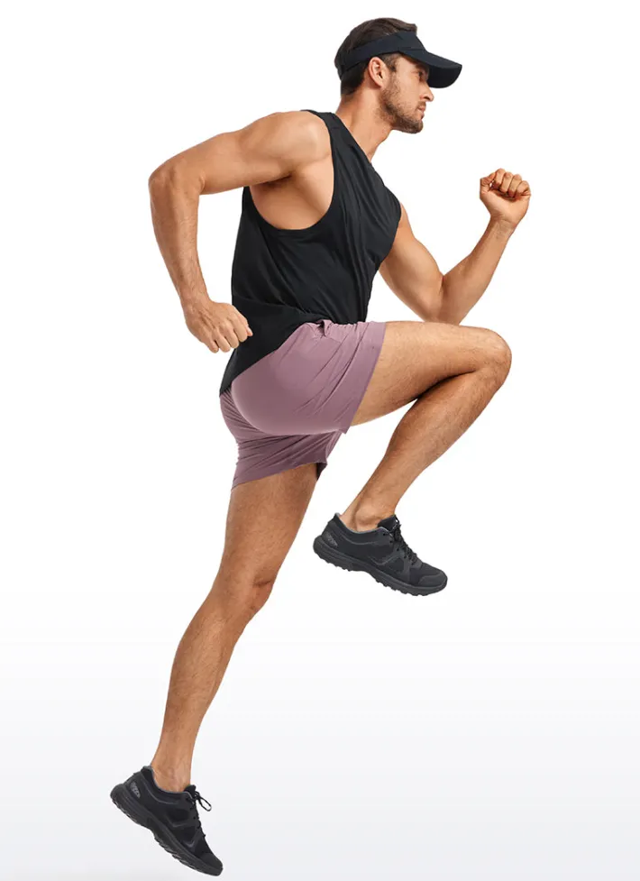 Best CRZ YOGA Lightweight Quick Dry Tank Tops Round Neck