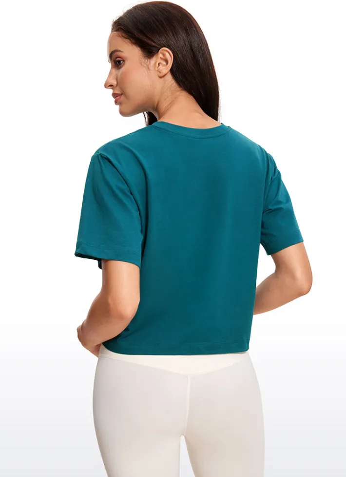 Clearance CRZ YOGA Lightweight Short Sleeves Waist Length