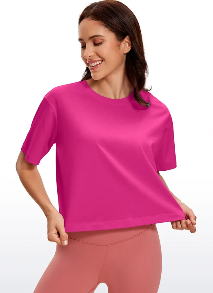 Clearance CRZ YOGA Lightweight Short Sleeves Waist Length