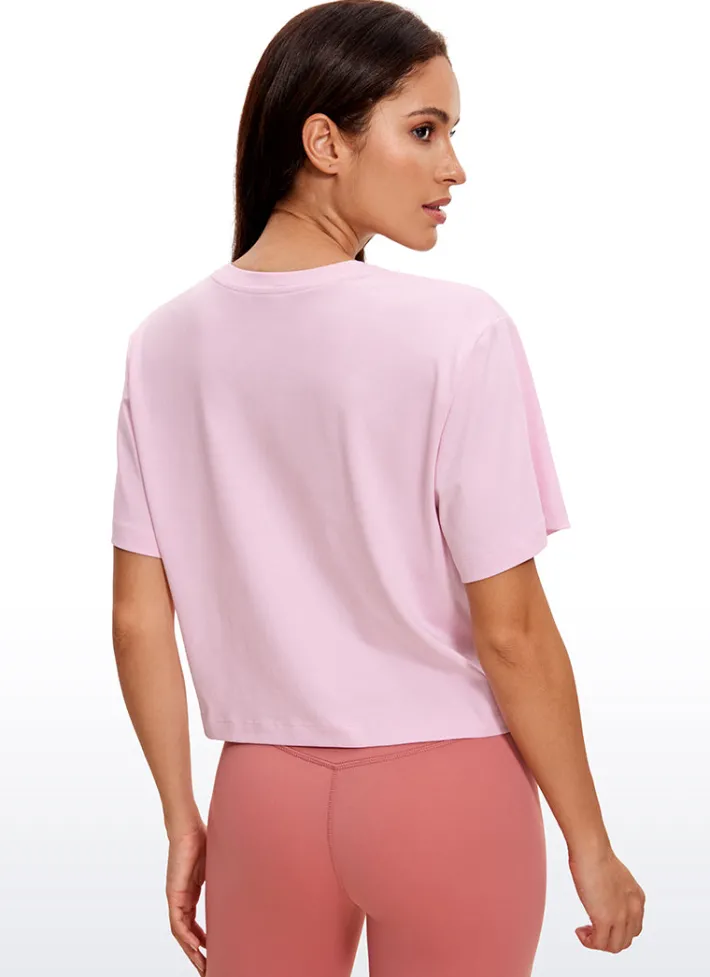 Clearance CRZ YOGA Lightweight Short Sleeves Waist Length