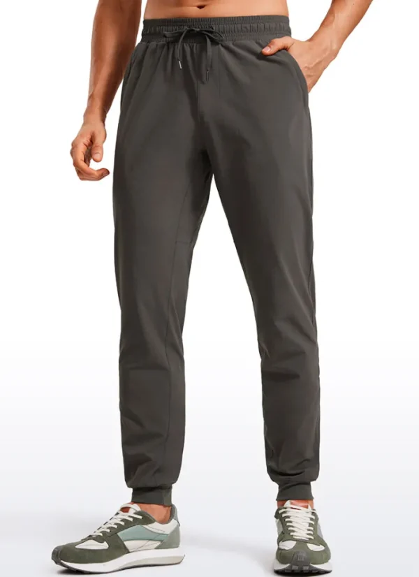 Online CRZ YOGA Lightweight Water Resistant Athletic Joggers with Zip Pockets 31"