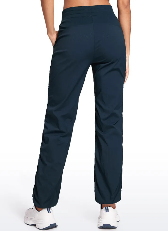 Best CRZ YOGA Lightweight Workout Straight Leg Pocket Pants 30"
