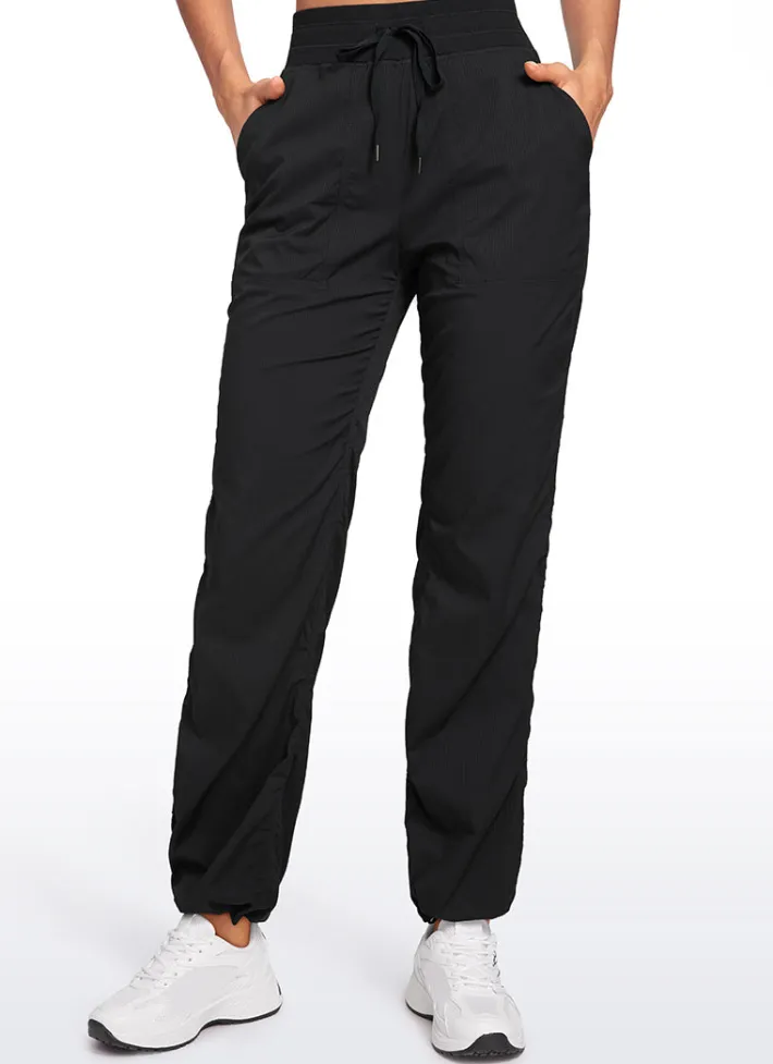 Best CRZ YOGA Lightweight Workout Straight Leg Pocket Pants 30"