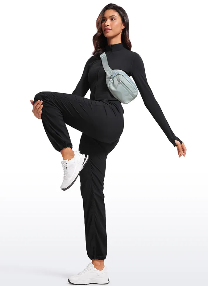 Best CRZ YOGA Lightweight Workout Straight Leg Pocket Pants 30"