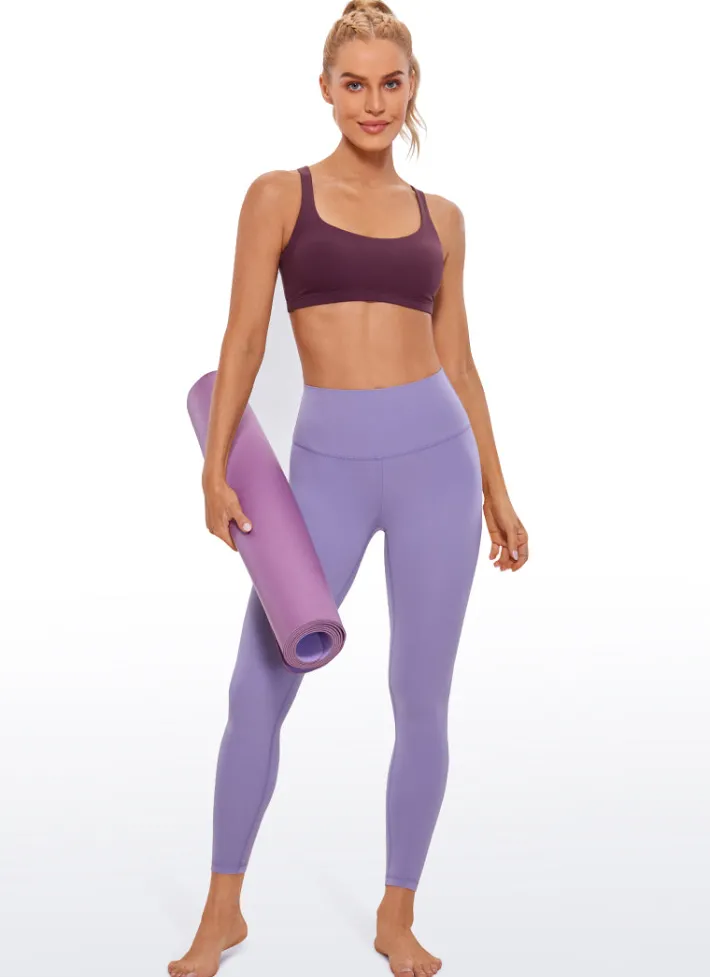 Shop CRZ YOGA Nakedfeel Bra Cross Back Low Cut