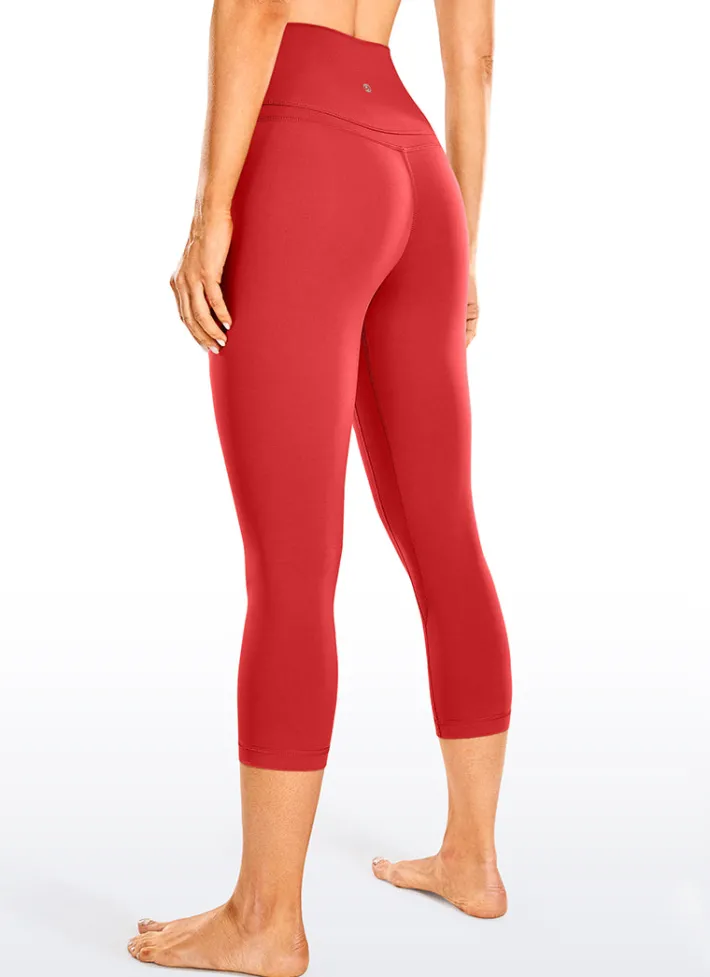 Hot CRZ YOGA Nakedfeel Capris 19'' - Double Waistseam