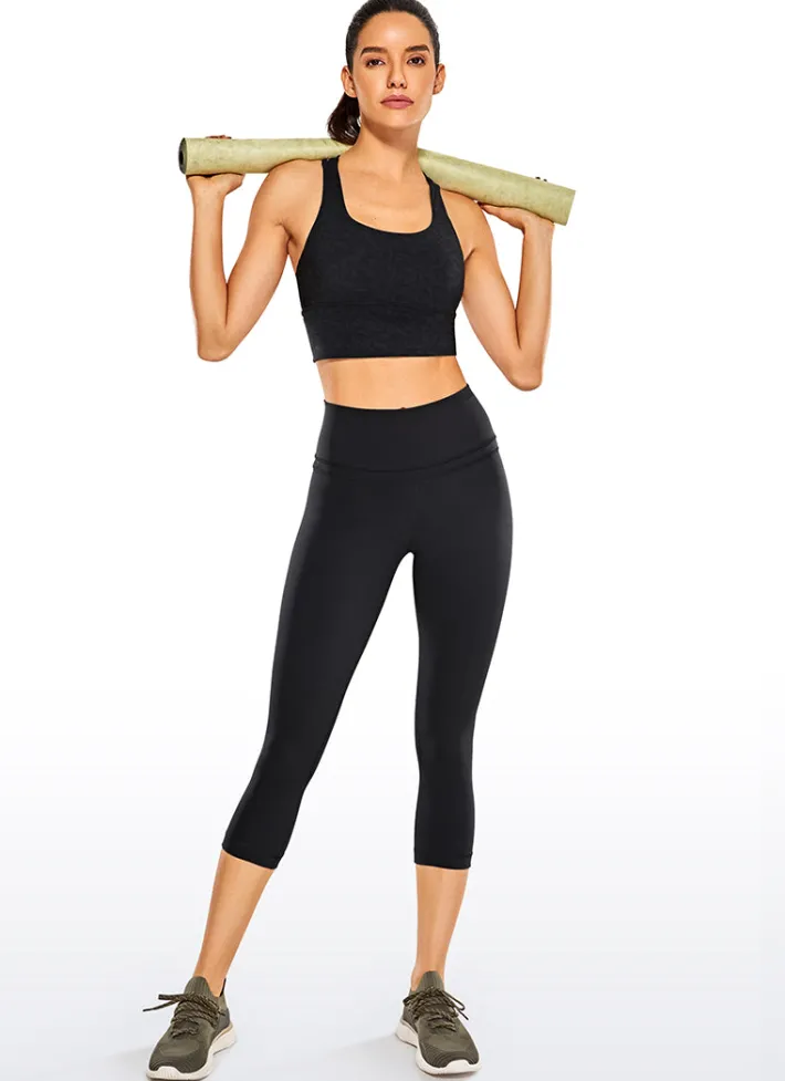 Hot CRZ YOGA Nakedfeel Capris 19'' - Double Waistseam