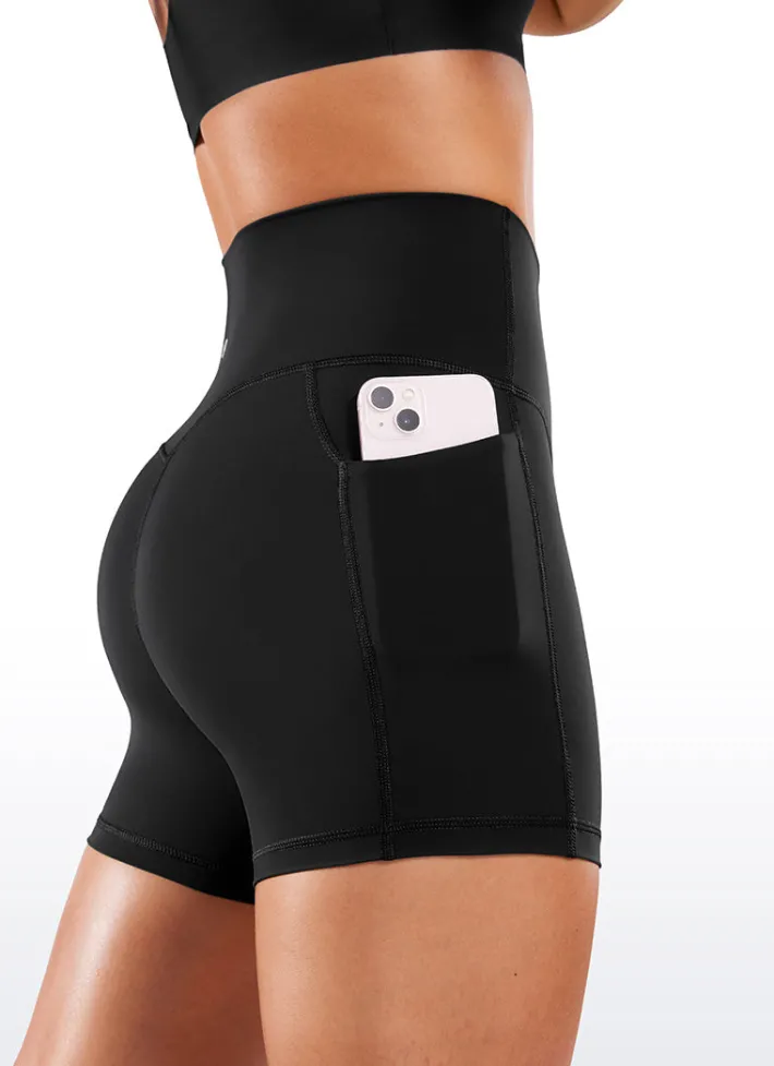 Outlet CRZ YOGA Nakedfeel Pocket Shorts 4''
