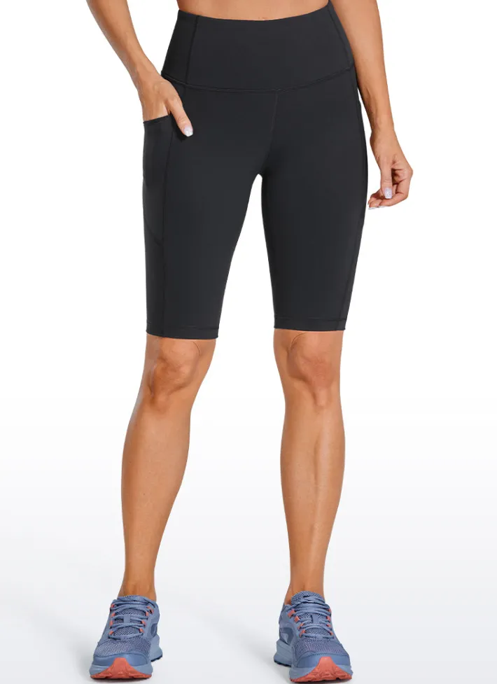 Cheap CRZ YOGA Nakedfeel Shorts with Pockets 10''