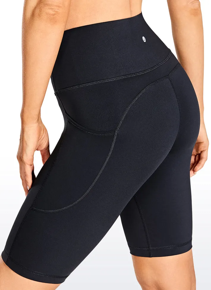 Cheap CRZ YOGA Nakedfeel Shorts with Pockets 10''