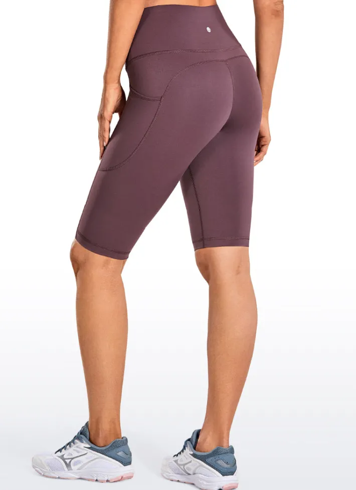 Cheap CRZ YOGA Nakedfeel Shorts with Pockets 10''