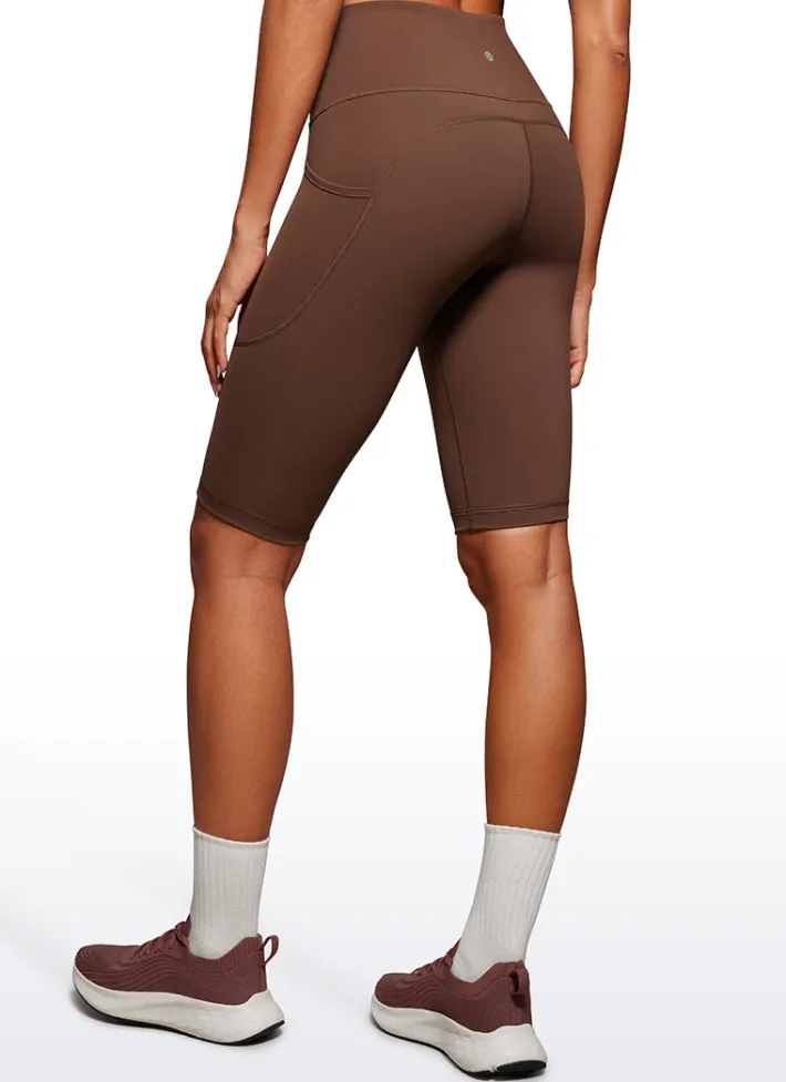 Cheap CRZ YOGA Nakedfeel Shorts with Pockets 10''