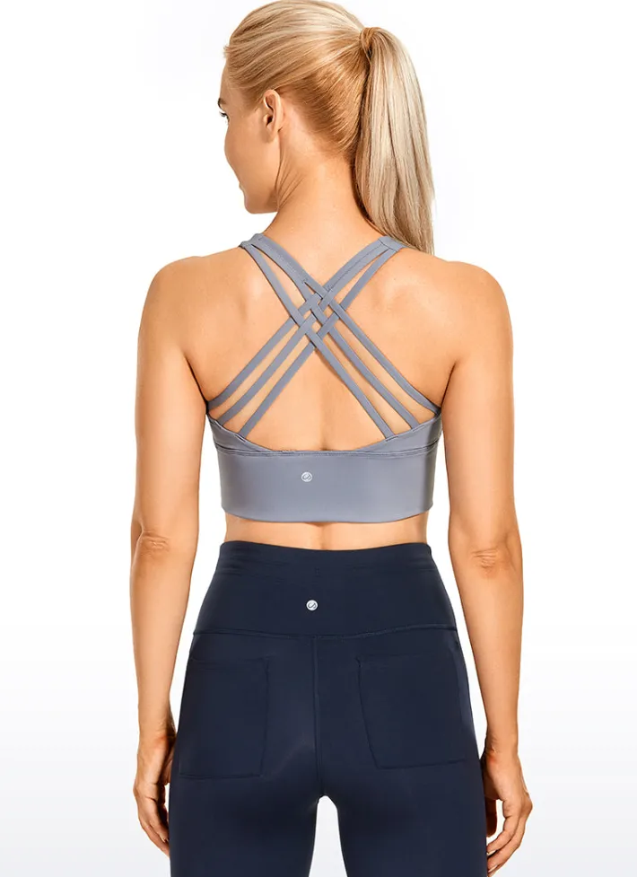 Best Sale CRZ YOGA Nakedfeel Strappy Bra Longline
