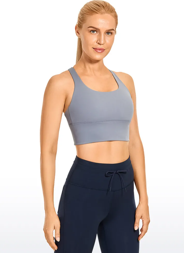 Best Sale CRZ YOGA Nakedfeel Strappy Bra Longline