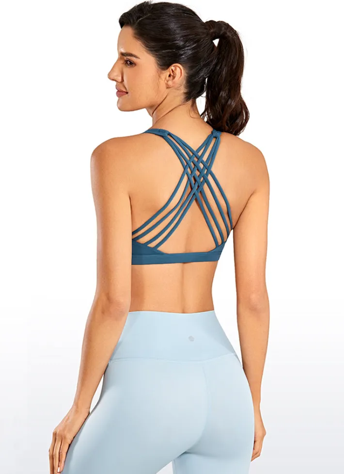 Discount CRZ YOGA Nakedfeel Strappy Bra Low Cut
