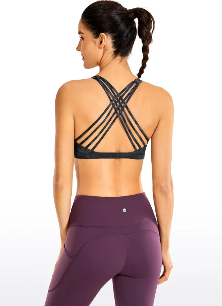 Discount CRZ YOGA Nakedfeel Strappy Bra Low Cut