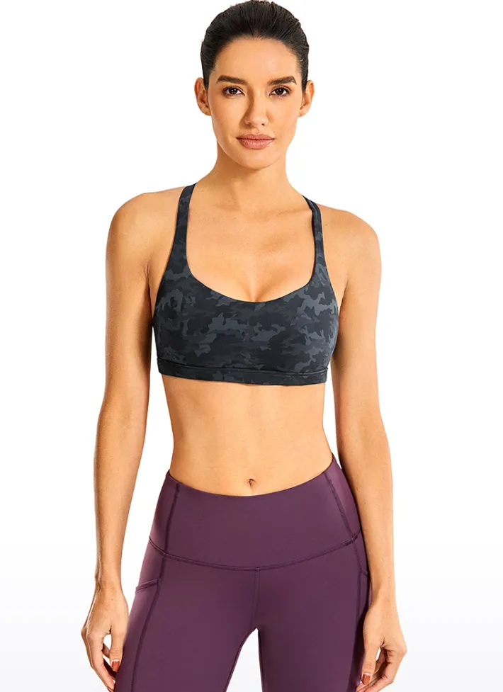 Discount CRZ YOGA Nakedfeel Strappy Bra Low Cut