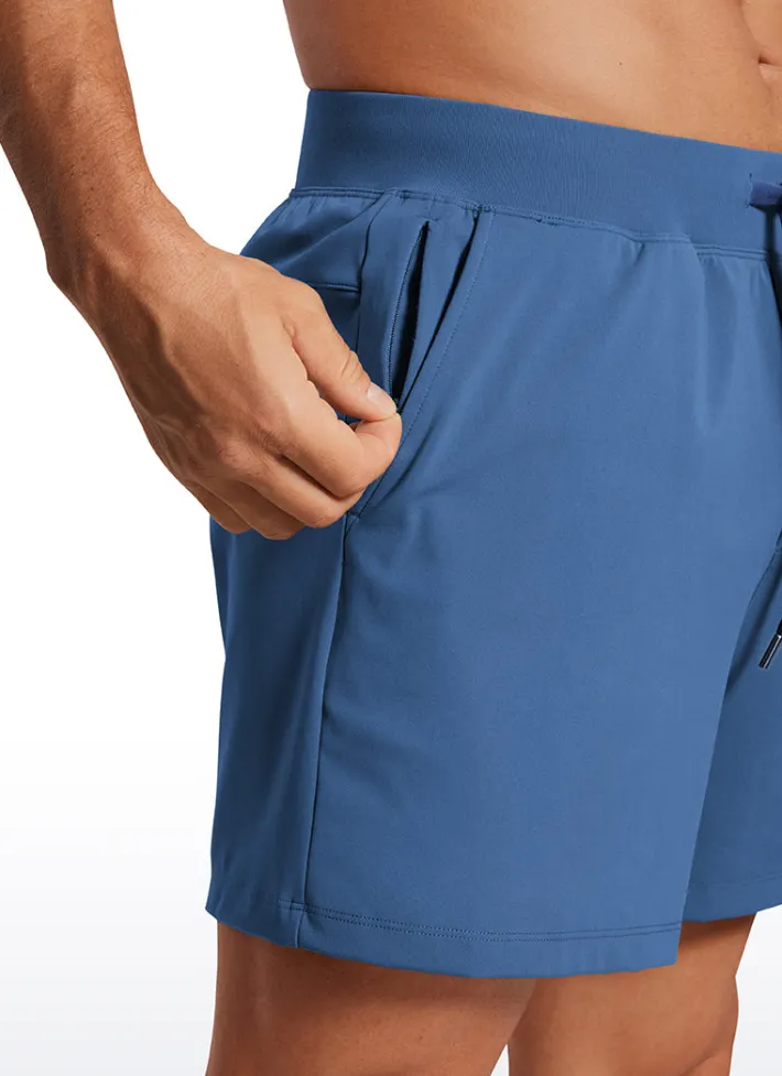 Cheap CRZ YOGA On the Travel Linerless Shorts 5'' with Pockets