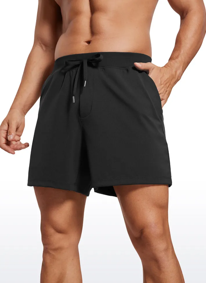 Cheap CRZ YOGA On the Travel Linerless Shorts 5'' with Pockets