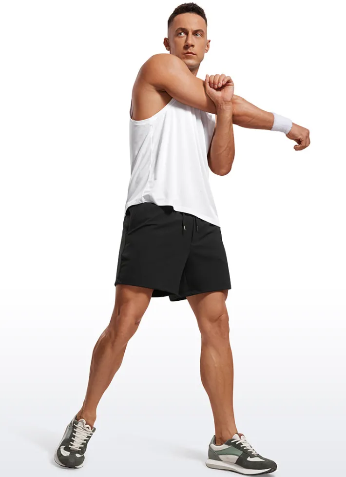 Cheap CRZ YOGA On the Travel Linerless Shorts 5'' with Pockets