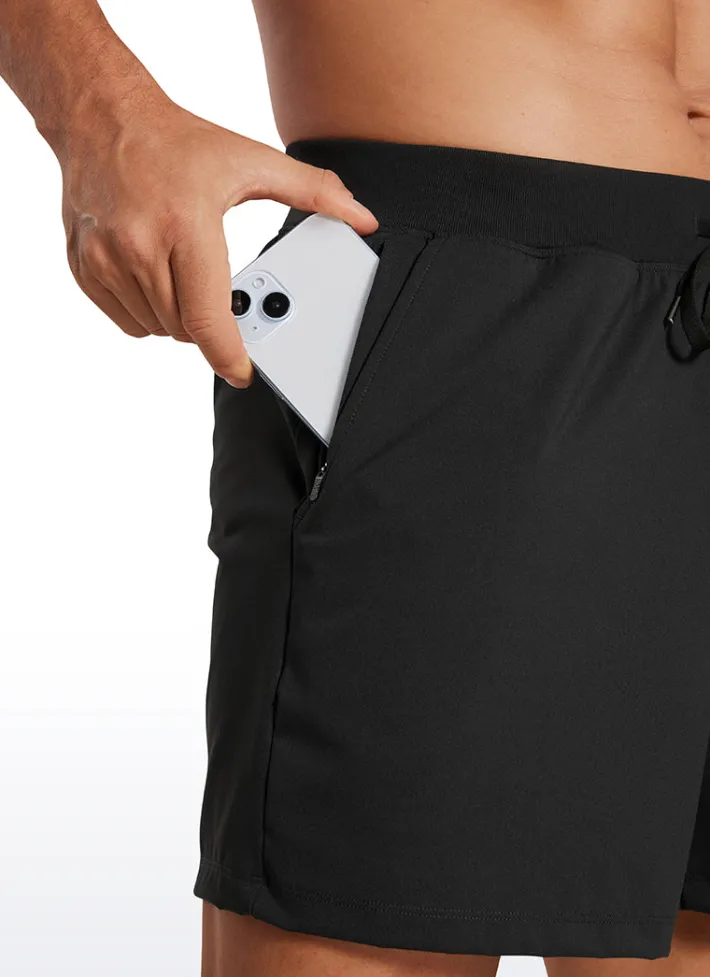 Cheap CRZ YOGA On the Travel Linerless Shorts 5'' with Pockets