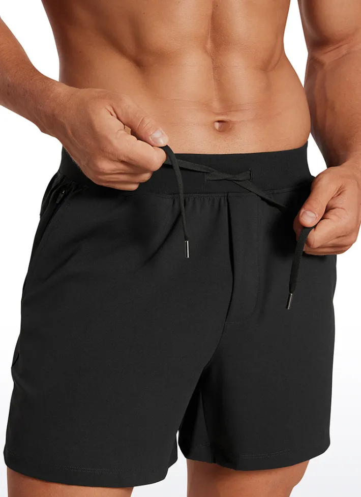 Cheap CRZ YOGA On the Travel Linerless Shorts 5'' with Pockets