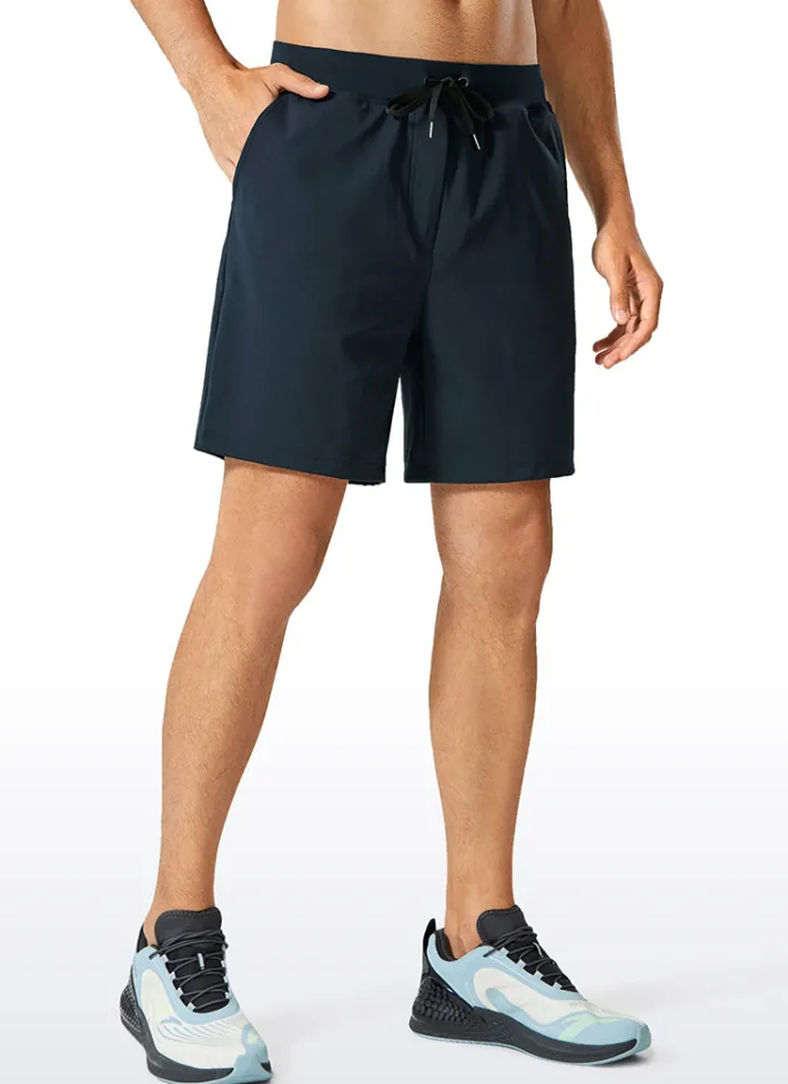 Fashion CRZ YOGA On the Travel Shorts 7''