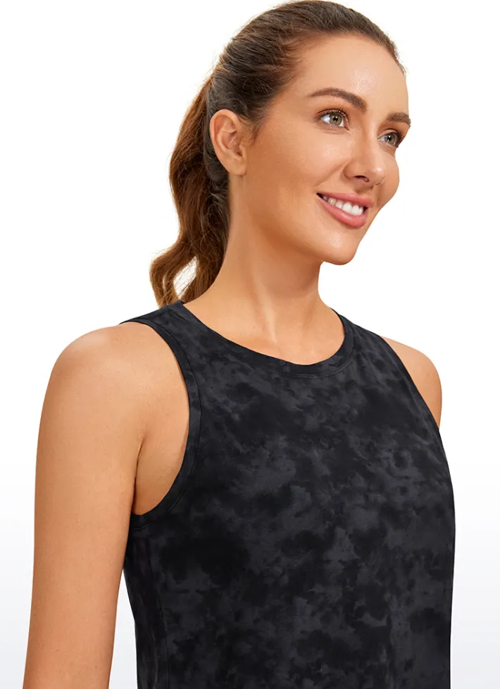Discount CRZ YOGA Pima Cotton Crop Tank Round Neck