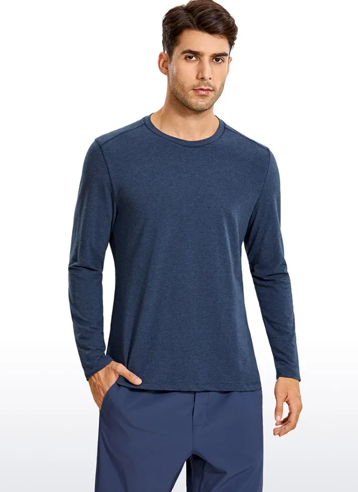 Cheap CRZ YOGA Pima Cotton Long Sleeve