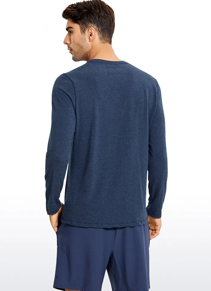 Cheap CRZ YOGA Pima Cotton Long Sleeve