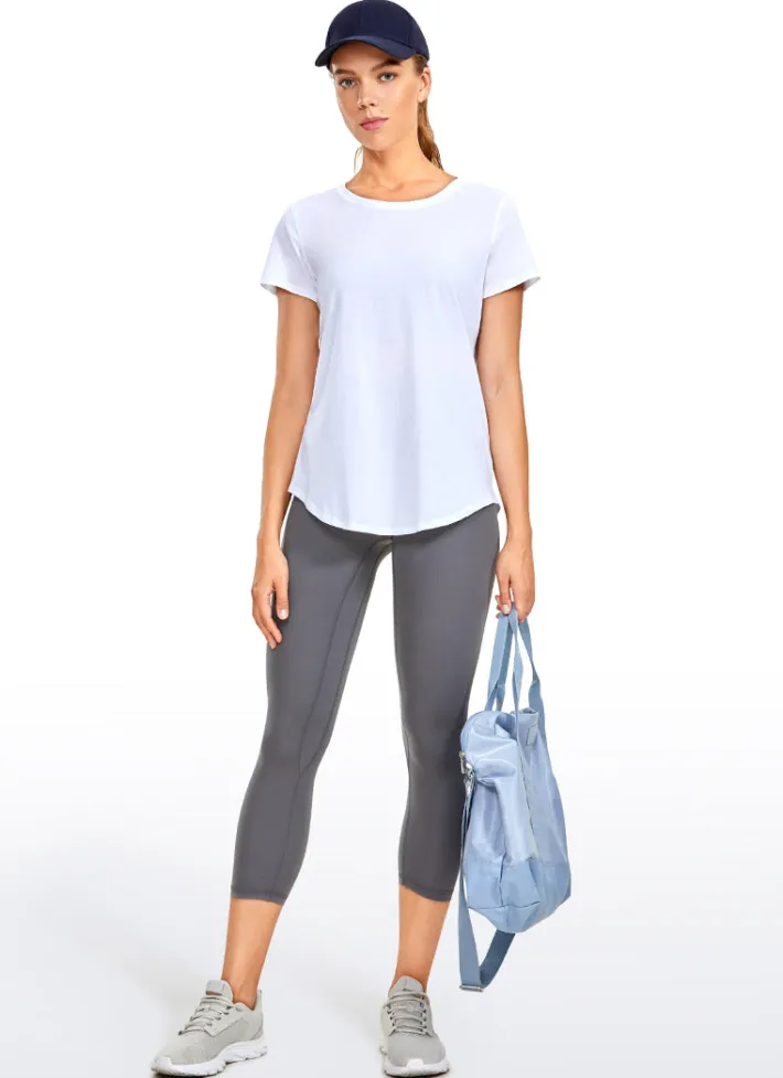Outlet CRZ YOGA Pima Cotton Short Sleeves