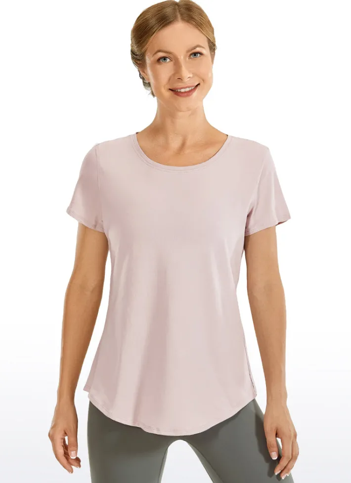 Outlet CRZ YOGA Pima Cotton Short Sleeves