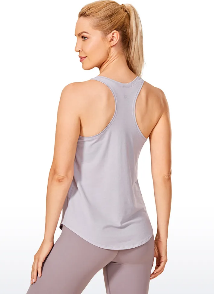 Discount CRZ YOGA Pima Cotton Tank Racerback