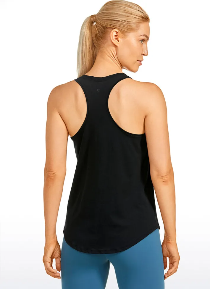 Discount CRZ YOGA Pima Cotton Tank Racerback