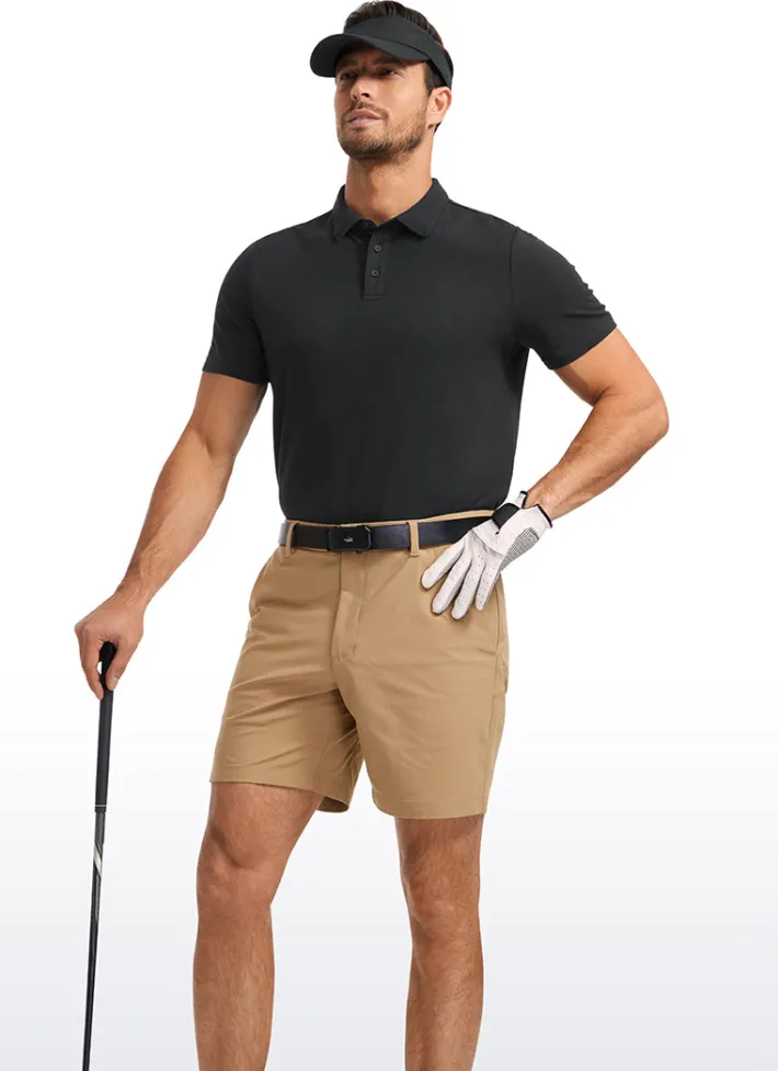 Online CRZ YOGA Pique Polo Short Sleeves