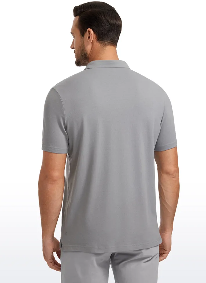 Online CRZ YOGA Pique Polo Short Sleeves