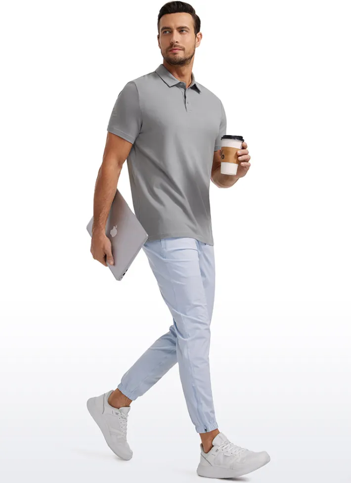 Online CRZ YOGA Pique Polo Short Sleeves