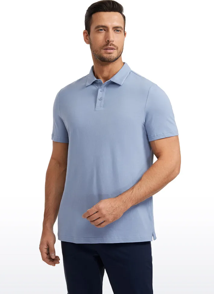 Online CRZ YOGA Pique Polo Short Sleeves