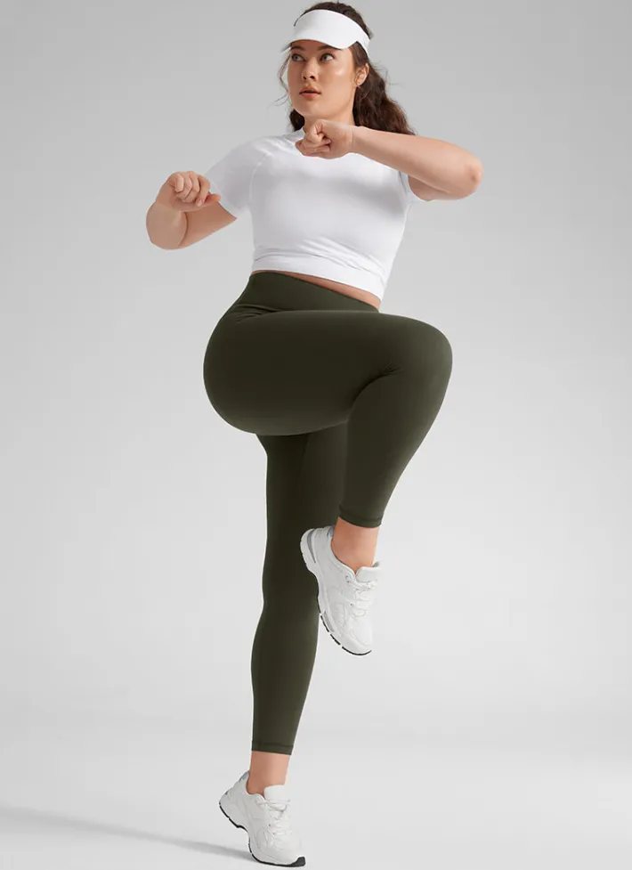 Best Sale CRZ YOGA Plus Size Butterluxe Leggings 25''