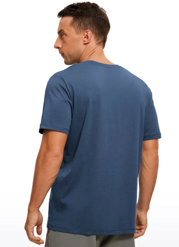 Fashion CRZ YOGA Quick Dry Classic Fit Short Sleeves