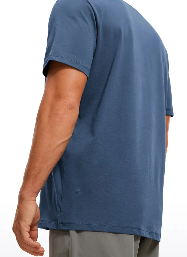 Fashion CRZ YOGA Quick Dry Classic Fit Short Sleeves